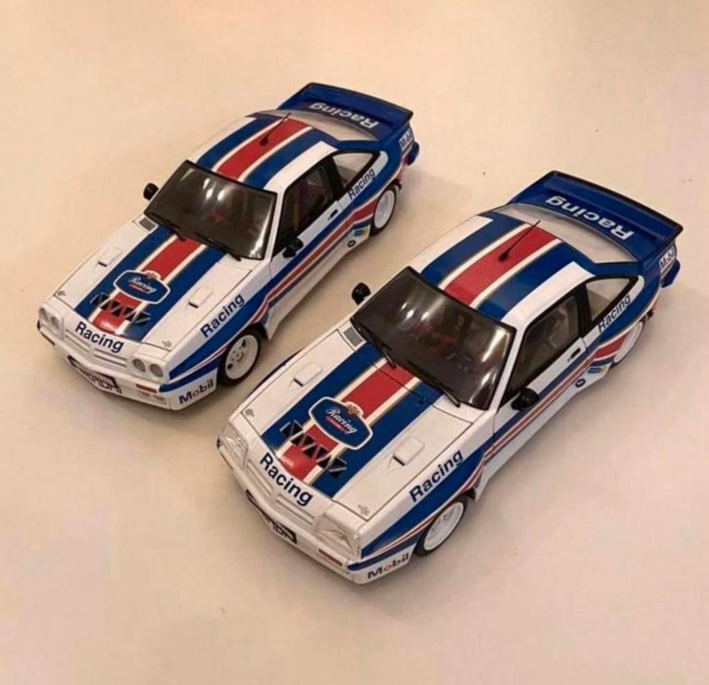 2 modellen Revell - Opel manta B 400 - 1:18, Ophalen of Verzenden, Zo goed als nieuw, Revell