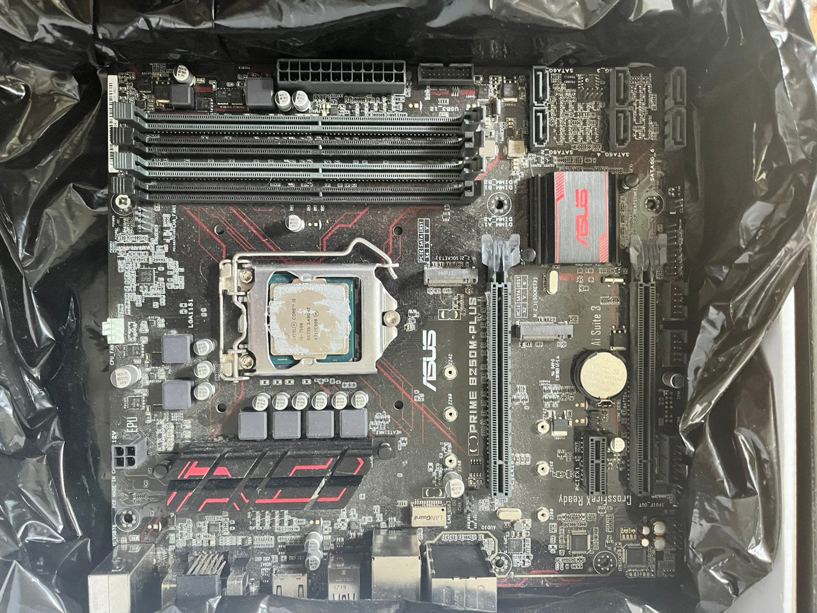 Desktop onderdelen, Computers en Software, Moederborden, Ophalen, Zo goed als nieuw, Intel