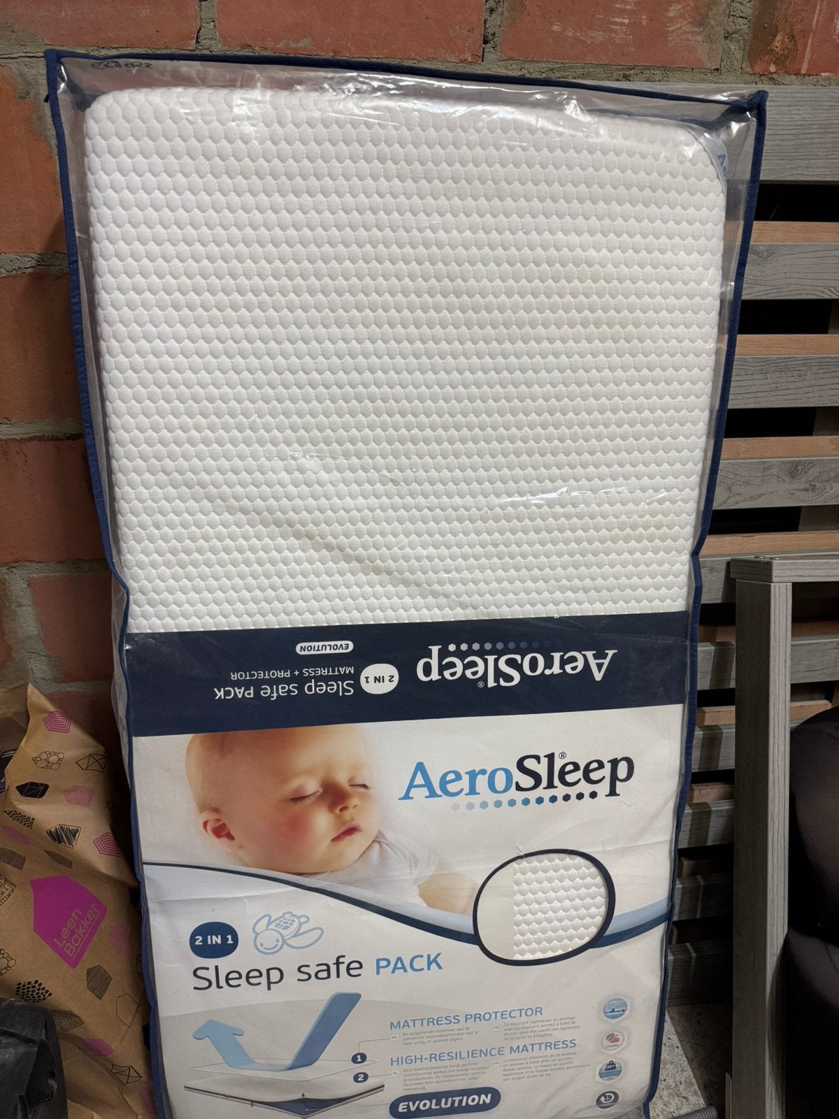 Aerosleep babymatras 60x120, Enlèvement, Utilisé