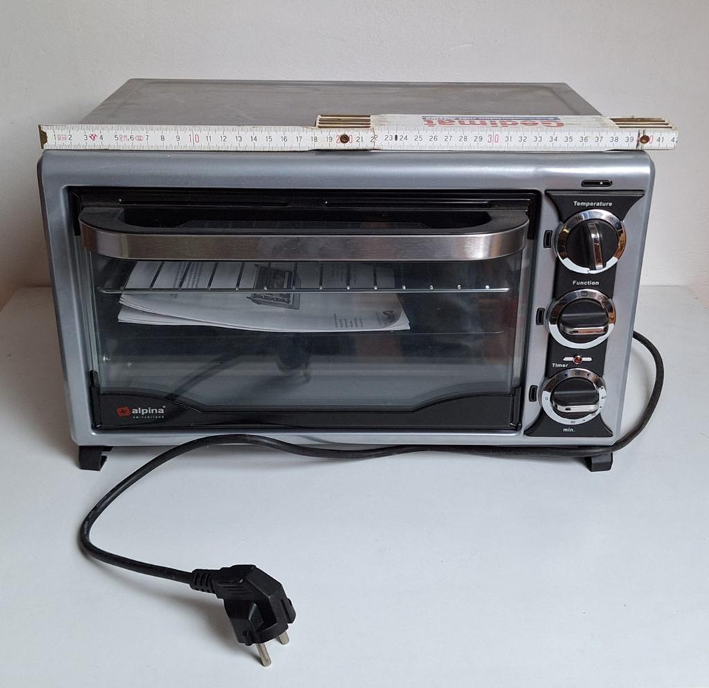 Alpina mini-/campingoven NIEUW, Elektronische apparatuur, Ovens, Ophalen, Minder dan 45 cm, Minder dan 45 cm, Nieuw