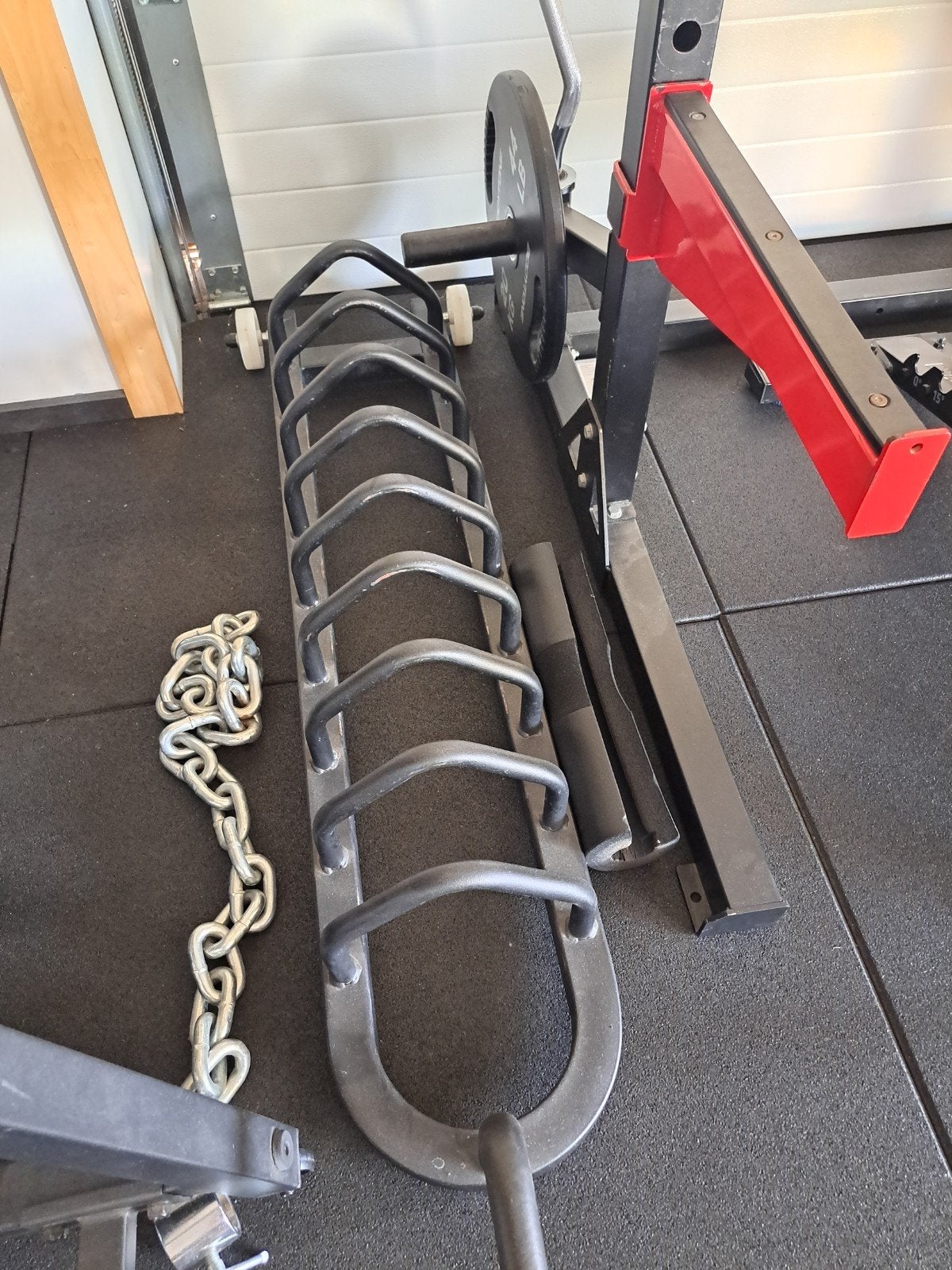 Support de rangement pour plaques de poids, Enlèvement, Comme neuf, Bras, Autres types