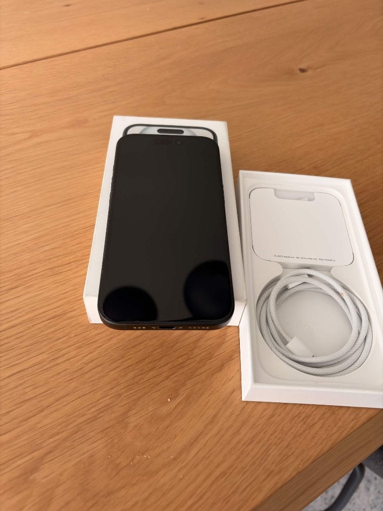 Iphone 15 black 128gb, Ophalen, 128 GB, IPhone 15, Zwart