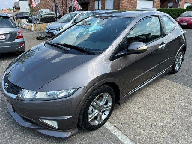 HONDA CIVIC 1.4i VTEC Type S Advantage Urban, Zwart, Bedrijf, 1336 cc, Onderhoudsboekje