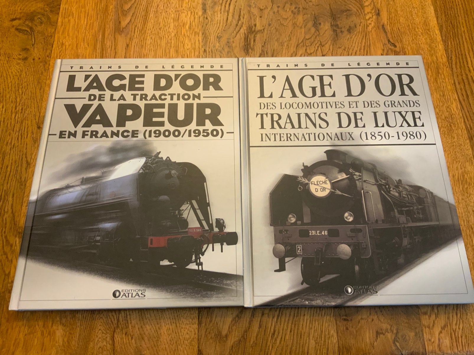 LOT DE 2LIVRES TRAINS DE LEGENDE EDITION ATLAS NEUFS+POSTER, Enlèvement ou Envoi, Neuf