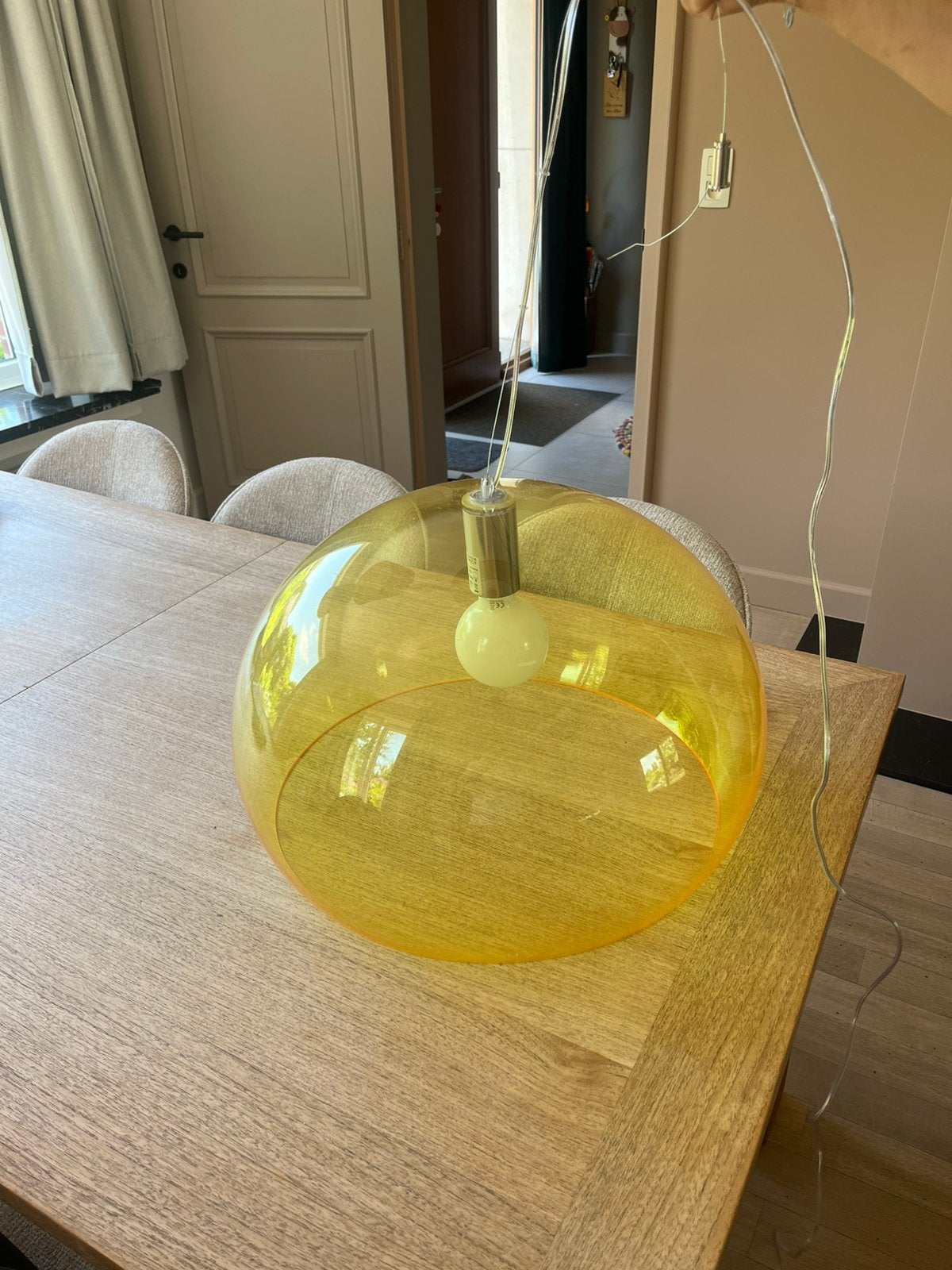 Kartell hanglamp, Huis en Inrichting, Woonaccessoires | Stolpen, Ophalen, Zo goed als nieuw