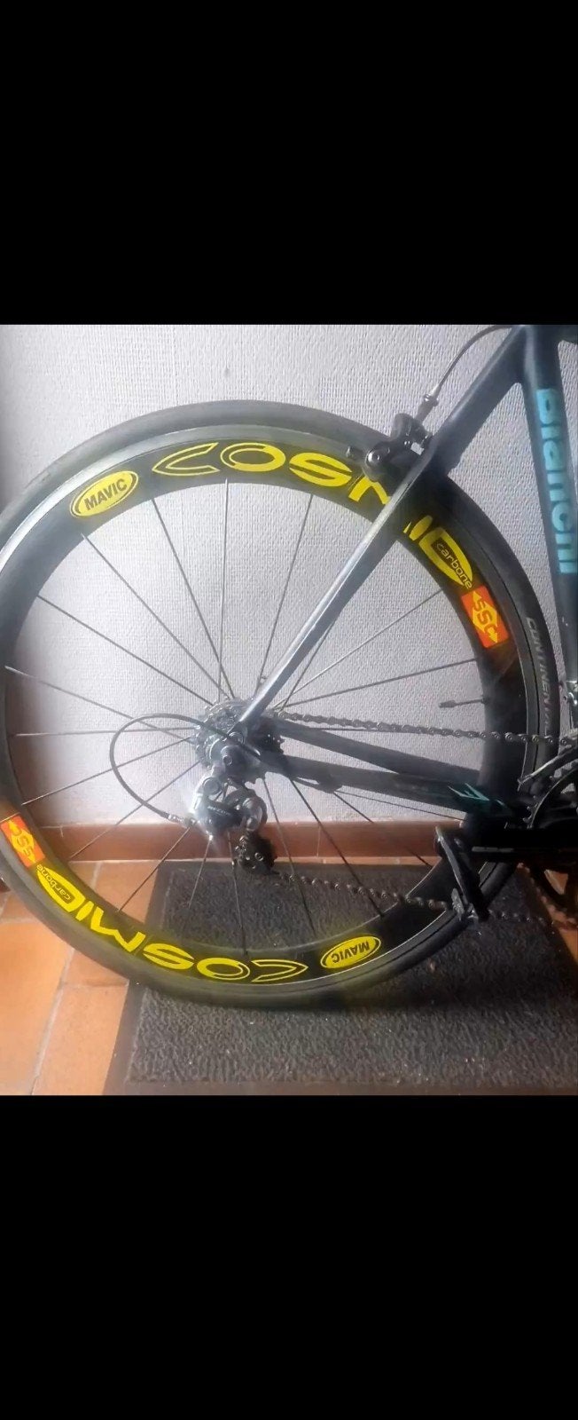 koersfiets Bianchi te koop, Fietsen en Brommers, Ophalen, Gebruikt, Koersfiets bianchi, Carbon