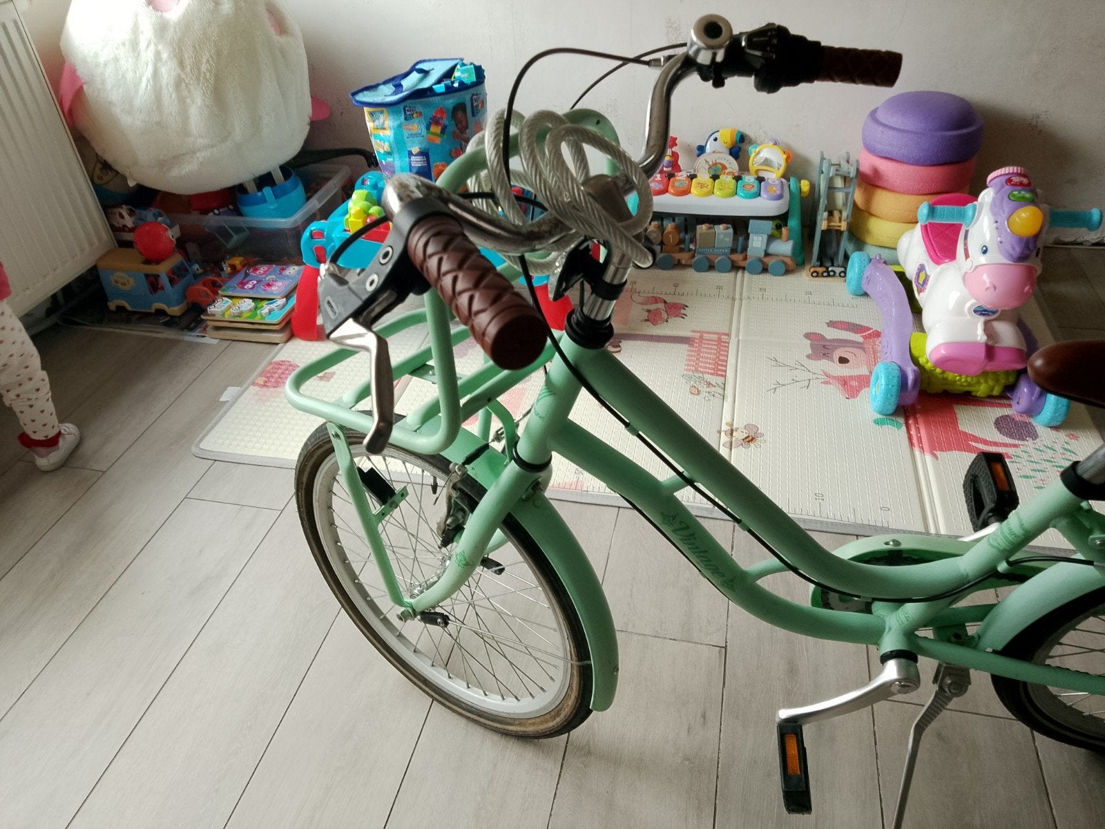 Kinderfiets, Ophalen