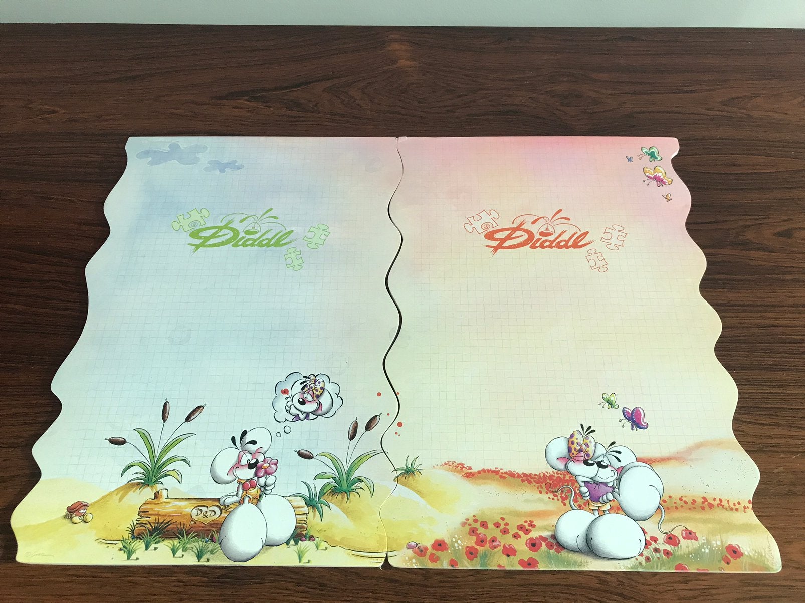 Diddl Set van 2 kartel note blokken papier, Verzamelen, Ophalen of Verzenden, Diddl, Zo goed als nieuw