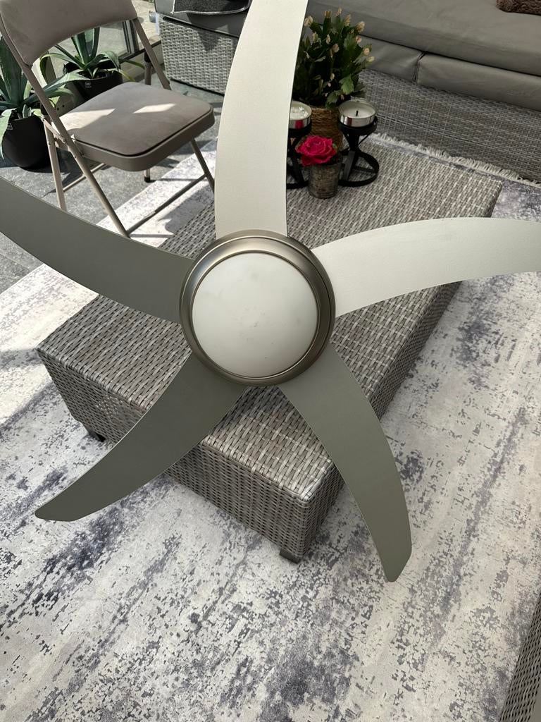 Plafond ventilator met licht, Ophalen, Zo goed als nieuw, Plafondventilator