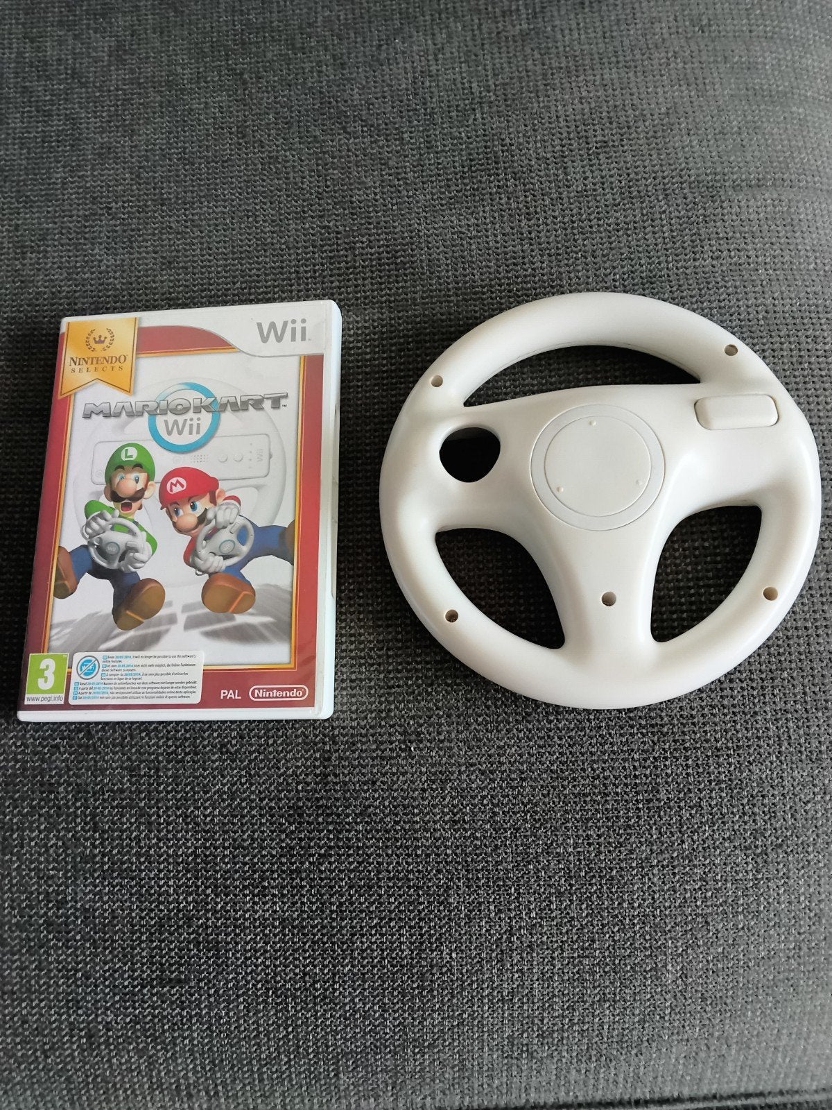 Mario Kart met stuur - Nintendo Wii, Games en Spelcomputers, Verzenden, Gebruikt, Wii, Stuurtje of Sportattribuut