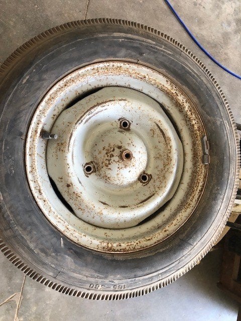 Originele velg renault R4, Ophalen, Gebruikt, Personenwagen, Velg(en)