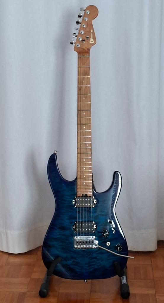Charvel dk24 hh chlorine burst in perfecte nieuwstaat, Ophalen of Verzenden, Nieuw