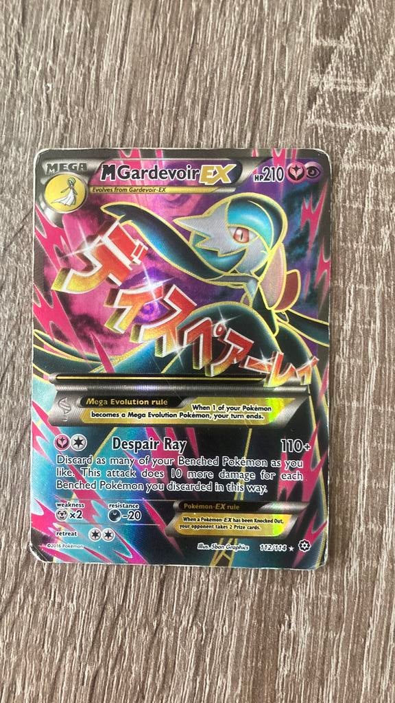 Mega gardevoir EX 112/114, Hobby en Vrije tijd, Verzamelkaartspellen | Pokémon, Ophalen, Gebruikt, Losse kaart