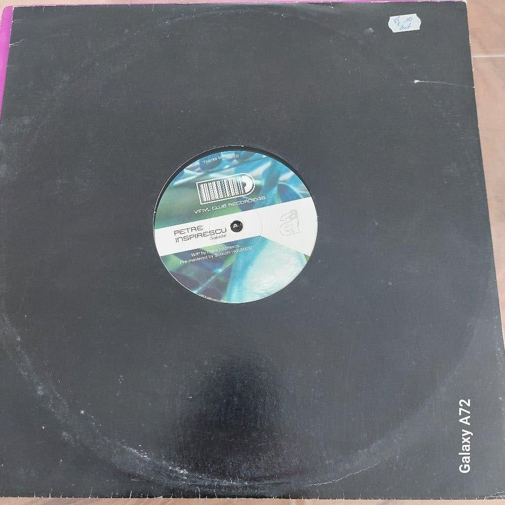 petre inspirescu sakadat 12 inch maxi, CD & DVD, Vinyles | Dance & House, 12 pouces, Enlèvement ou Envoi, Autres types, Utilisé