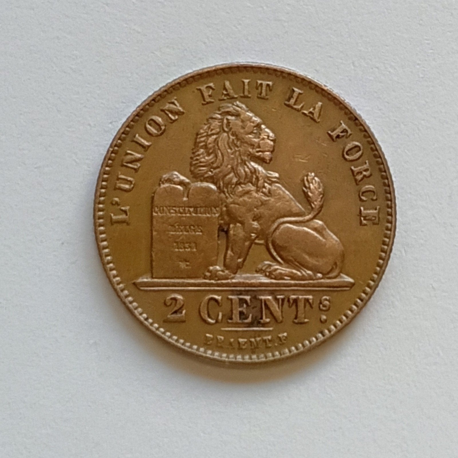 Belgique 2 centimes 1912 FR    (989), Ophalen of Verzenden, Losse munt