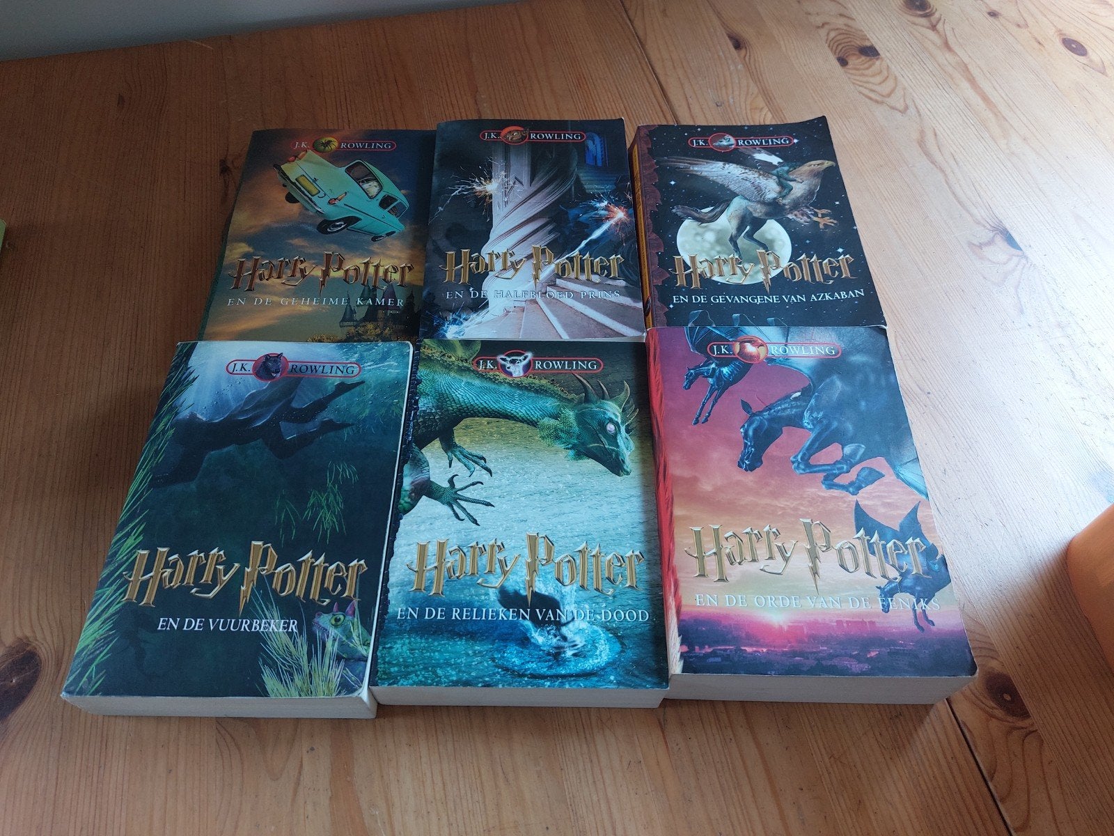 Boeken Harry Potter boek 2 tot en met 7, Livres, Fantastique, Enlèvement
