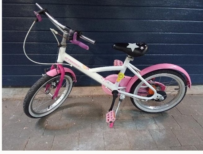 16 inch meisjes fiets, Fietsen en Brommers, Ophalen, 16 inch