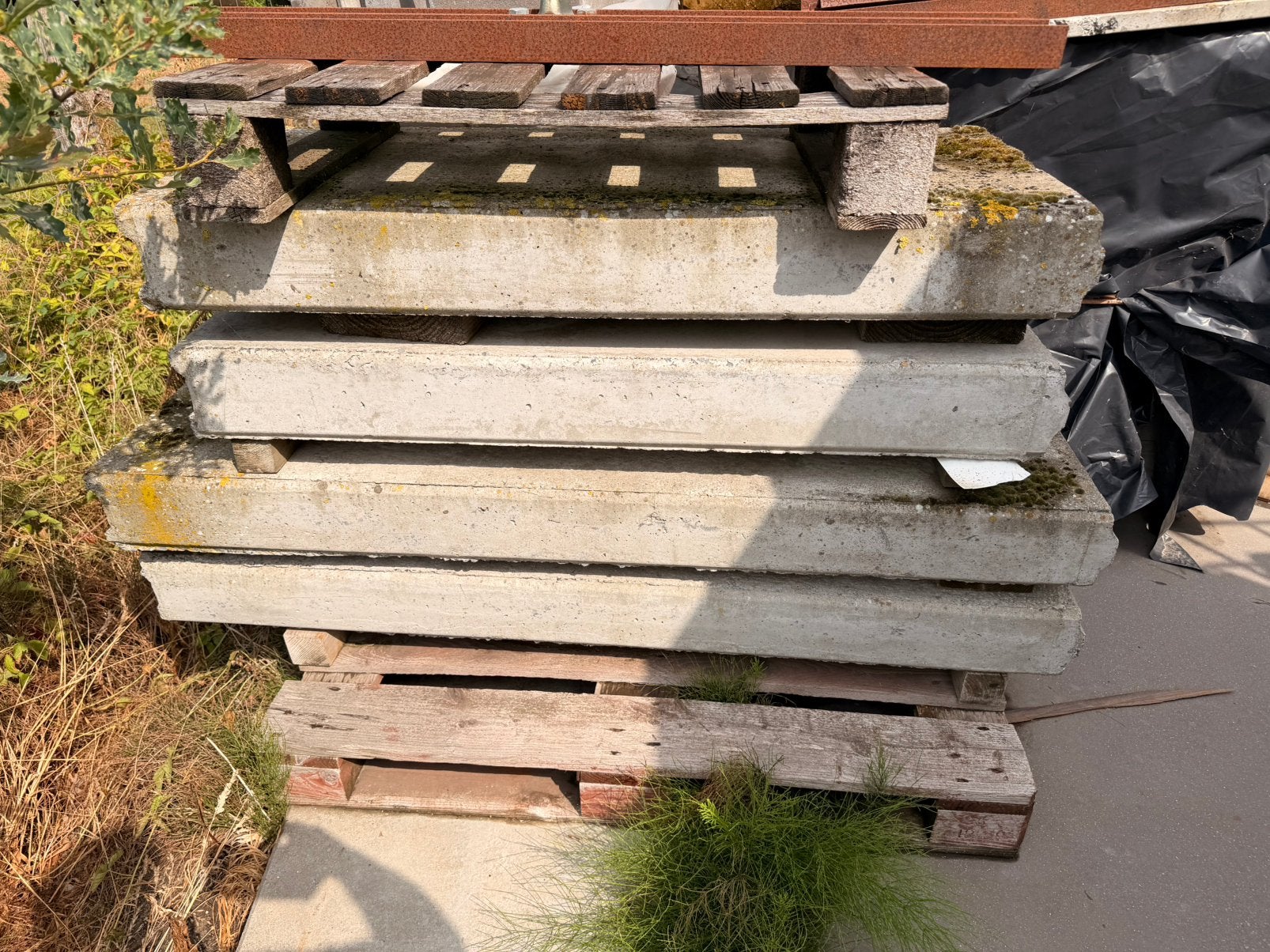 Gratis betonpanelen / betonplaten, Ophalen, Zo goed als nieuw