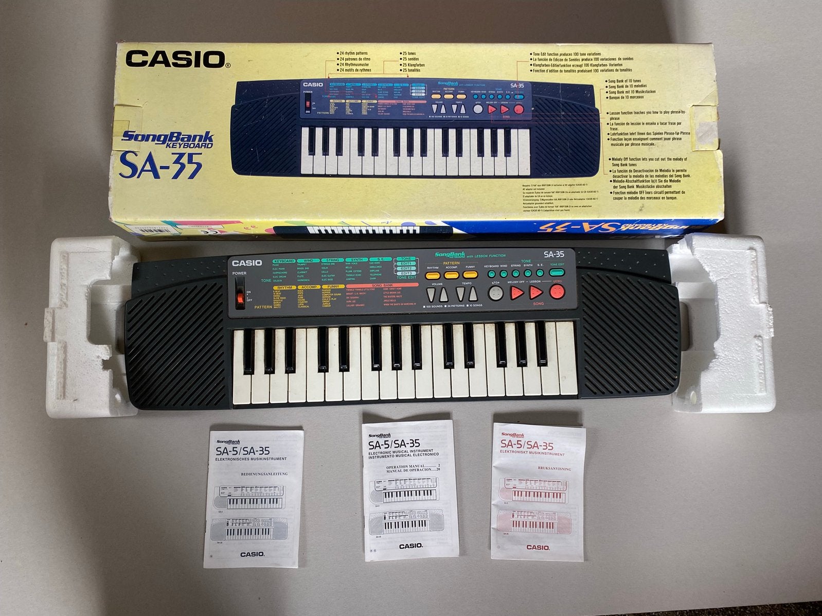 Casio songbank keyboard SA-35, Muziek en Instrumenten, Ophalen, Gebruikt, Casio