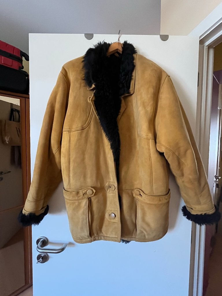 Veste hiver dame, Enlèvement ou Envoi, Comme neuf, Taille 38/40 (M), Beige