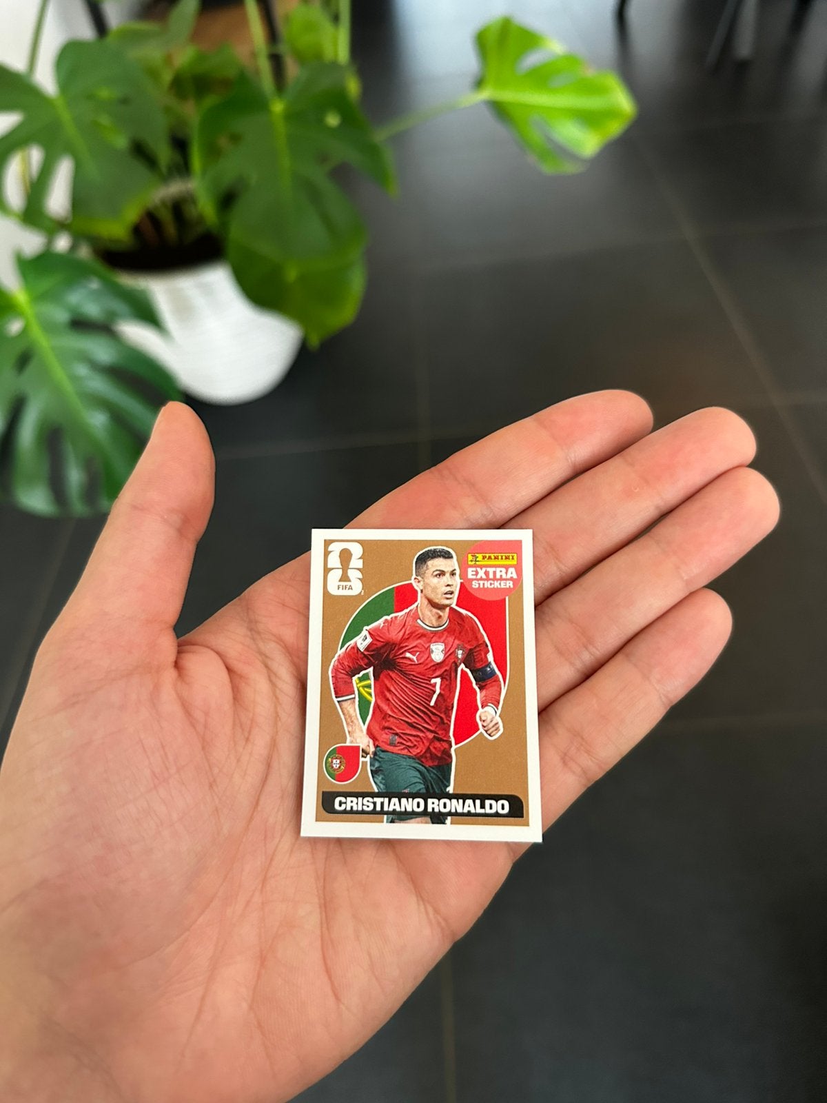 Zeldzame Bronze Ronaldo EXTRA Panini Sticker!, Ophalen of Verzenden, Nieuw, Sticker