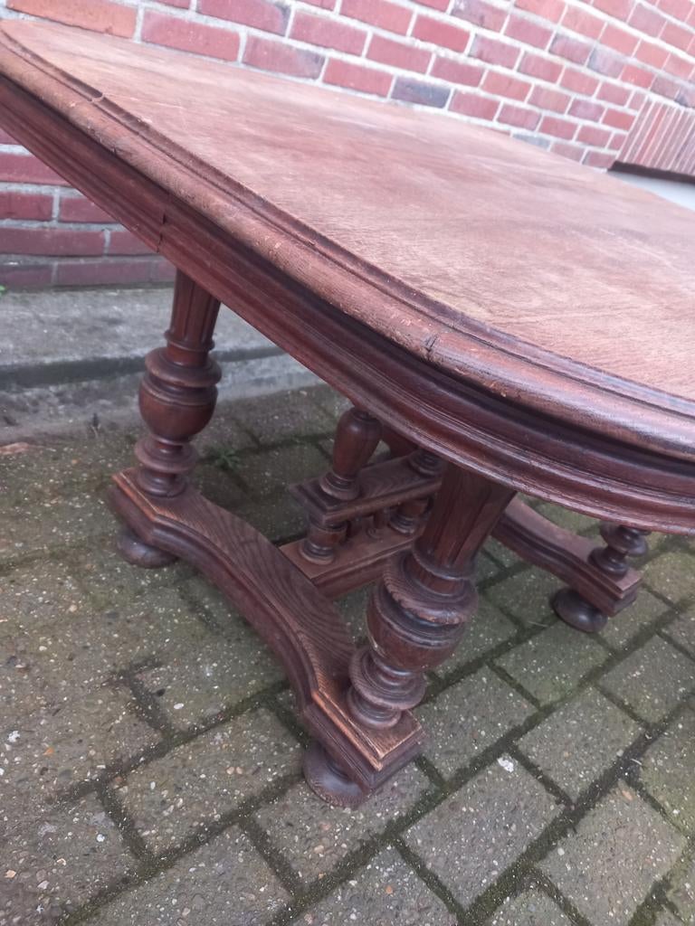 Antieke eikenhouten tafel, Ophalen of Verzenden
