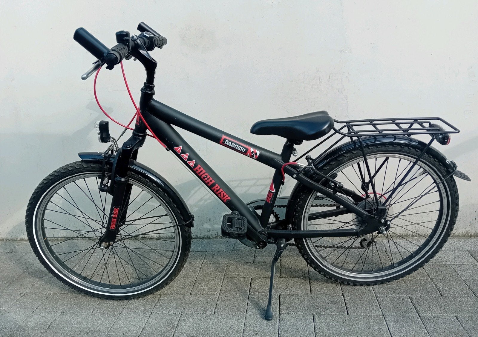 Jongensfiets MTB BFK High Risk 22inch 6speed NIEUWPRIJS 389€, Fietsen en Brommers, Ophalen, Gebruikt, Velgrem, Oxford Sparta Batavus Norta gazelle Granville Sparta cube trek