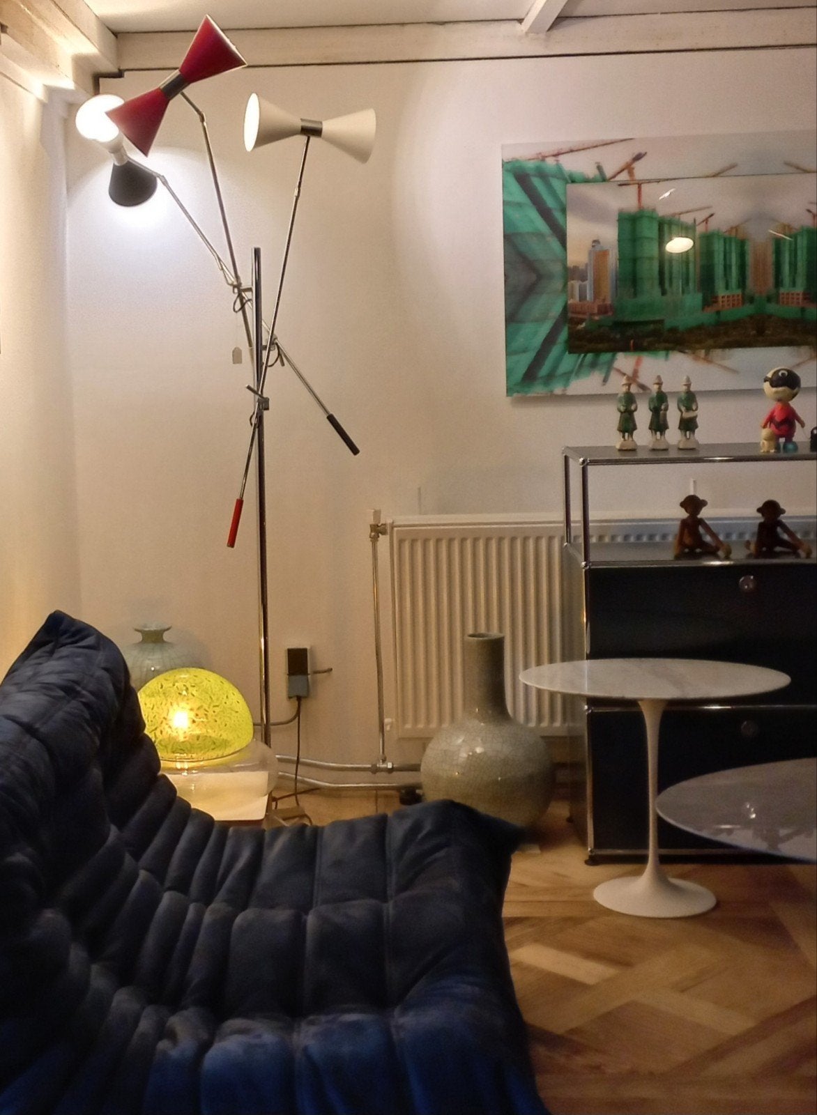 Scies à tulipes de table extensibles au design moderne du mi, Maison & Meubles, Enlèvement ou Envoi