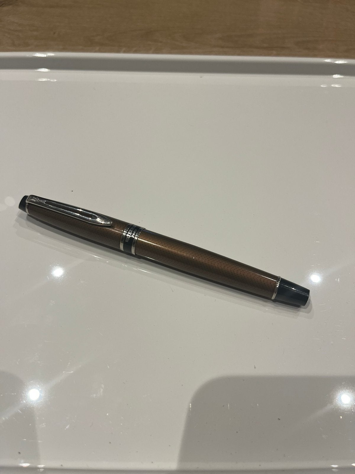 Waterman Expert Stainless Steel CT Vulpen, Verzamelen, Ophalen of Verzenden, Zo goed als nieuw, Vulpen, Waterman