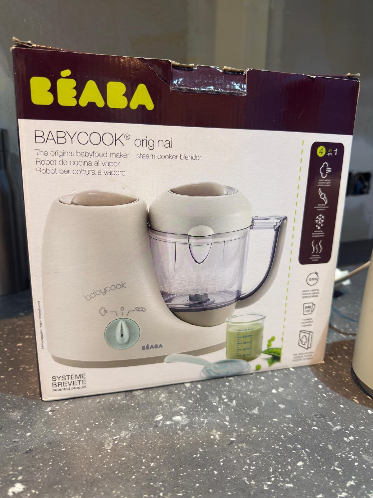 BÉABA Babycook Original + Pasta/Rice Cooker, Enlèvement, Utilisé