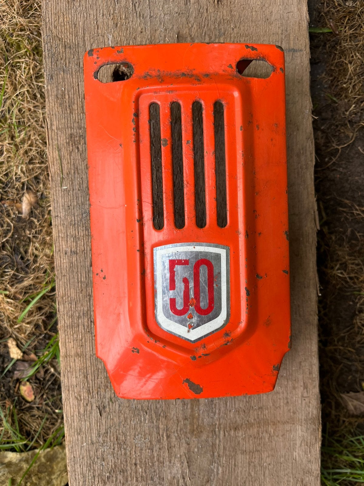 Schild honda amigo novio, Fietsen en Brommers, Brommeronderdelen | Oldtimers, Ophalen, Zo goed als nieuw