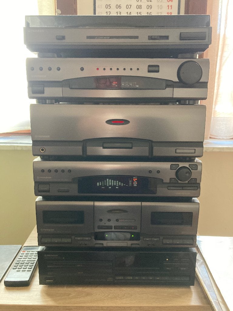Pioneer stereoketen, Ophalen, Cassettedeck, Losse componenten, Zo goed als nieuw