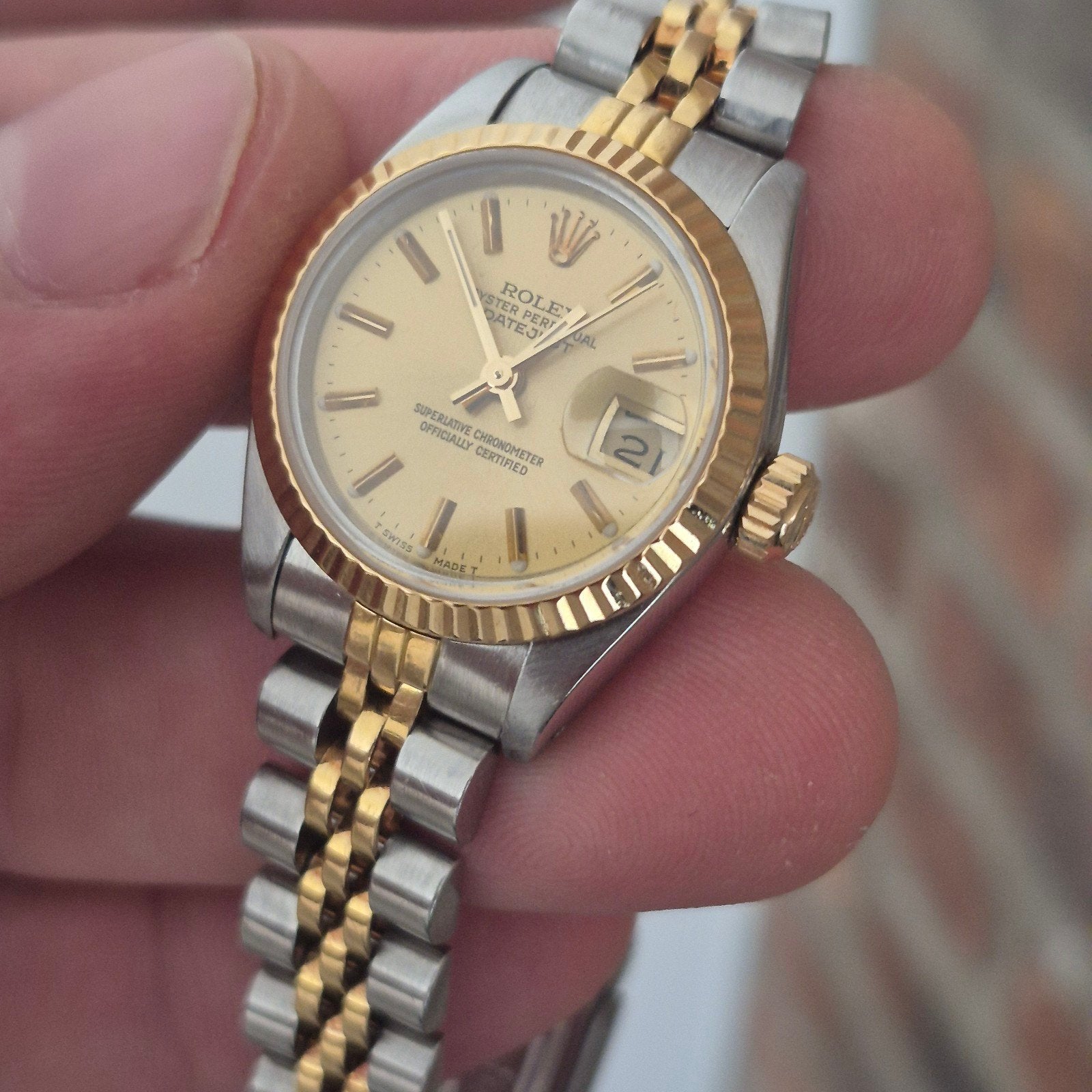 Rolex datejust oyster perpetual, Bijoux, Sacs & Beauté, Montres | Femmes, Montre-bracelet, Rolex, Comme neuf, Or