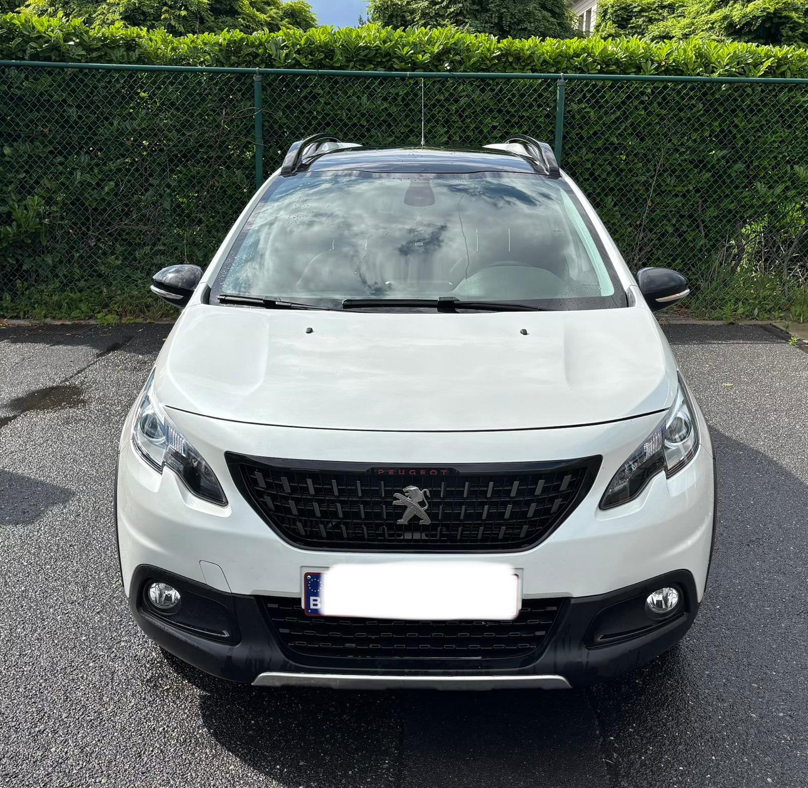 Peugeot 2008 GT line, Auto's, Automaat, 1199 cc, Leder en Stof, Wit