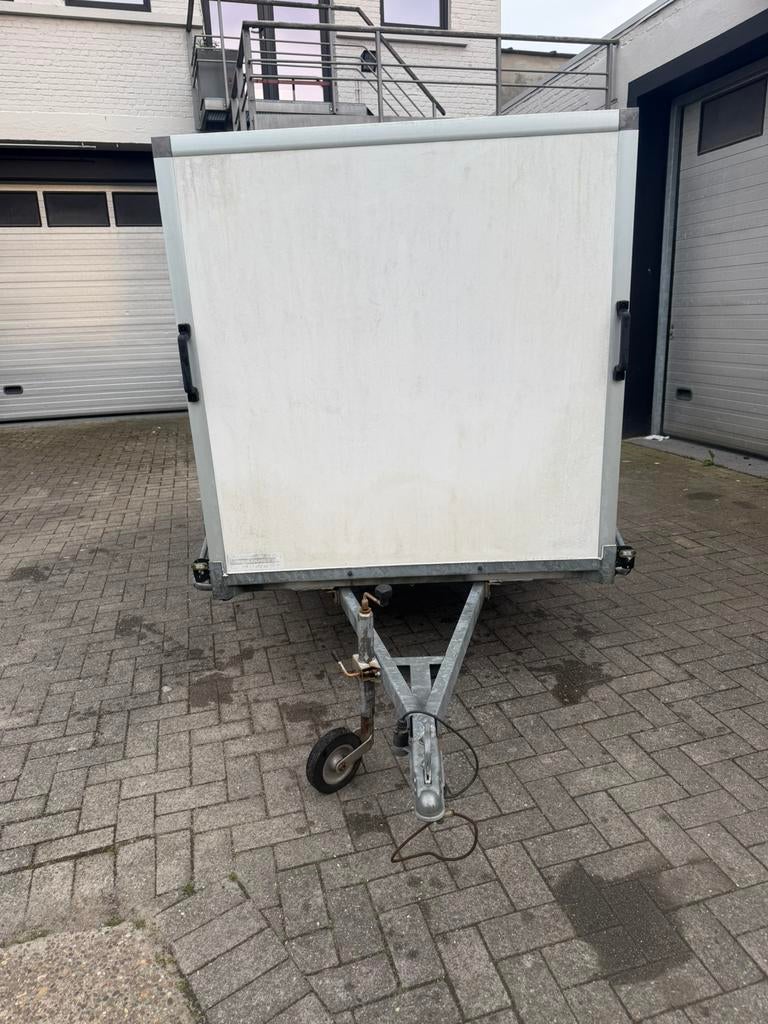 Gesloten aanhangwagen 750 kg, Ophalen, Zo goed als nieuw