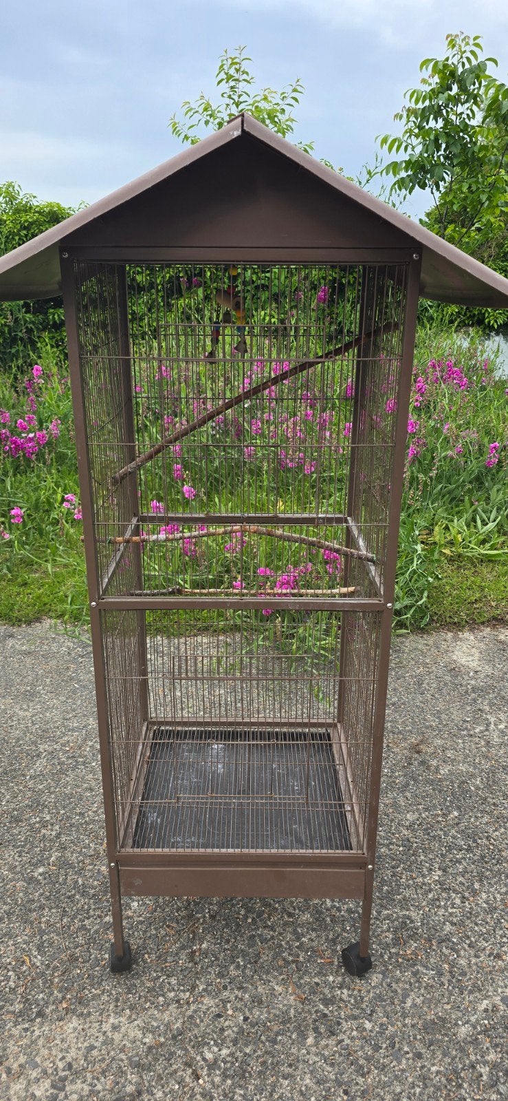 3 cages différentes à vendre, Enlèvement, Utilisé, Métal, Cage à oiseaux