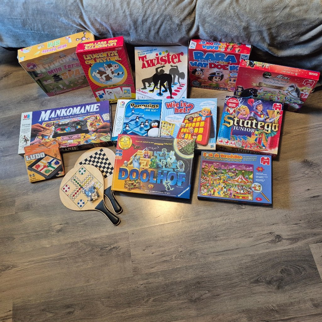 Gezelschapsspellen: Jumbo, Ravensburger, MB, ..., 1 ou 2 joueurs, Enlèvement, Comme neuf, Jumbo