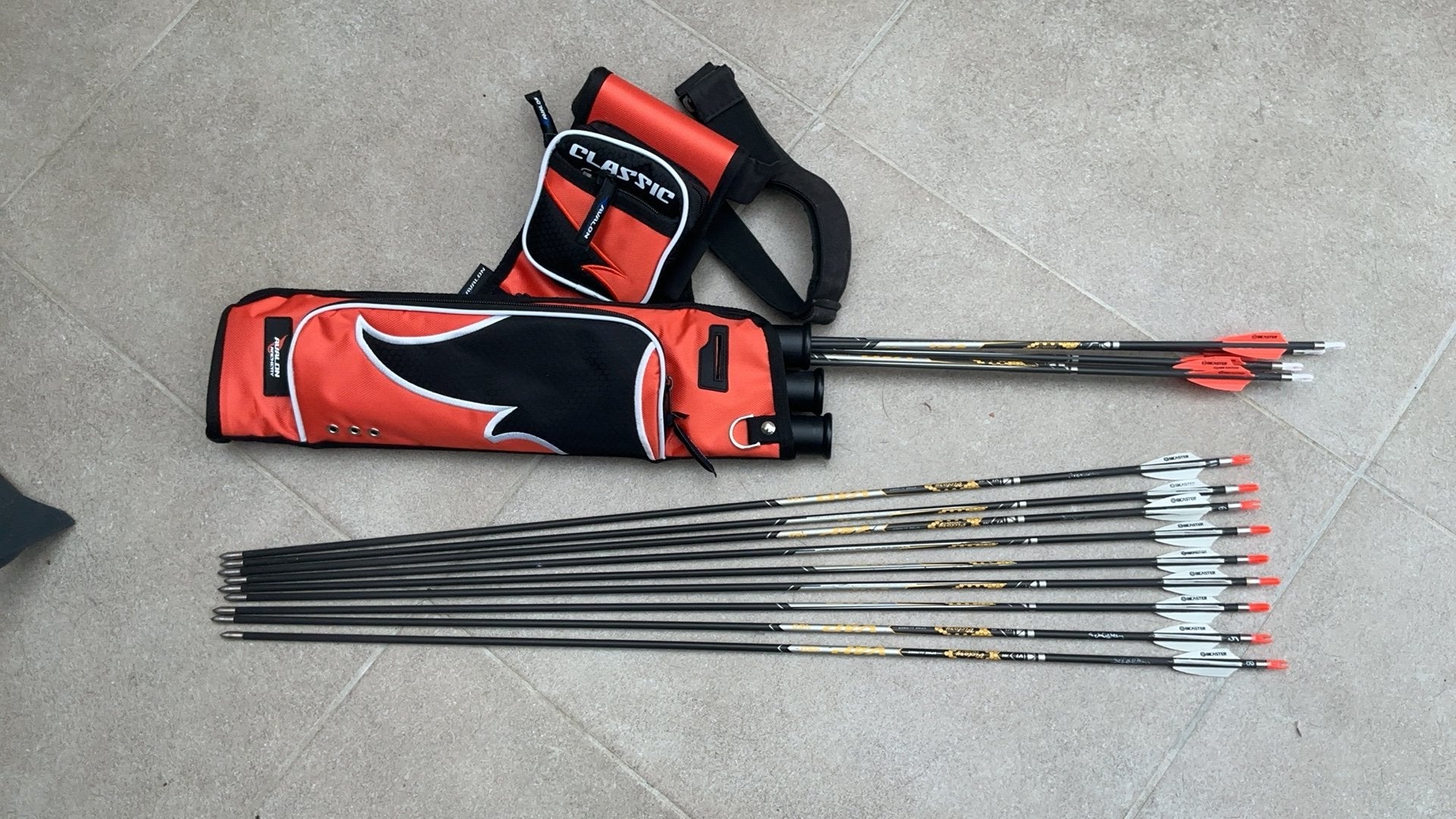 Carbon pijlen, Sport en Fitness, Ophalen of Verzenden, Zo goed als nieuw, Pijlen