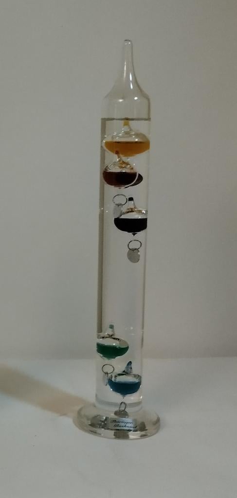Thüringer Glaskunst Galileo Thermometer, Enlèvement, Neuf