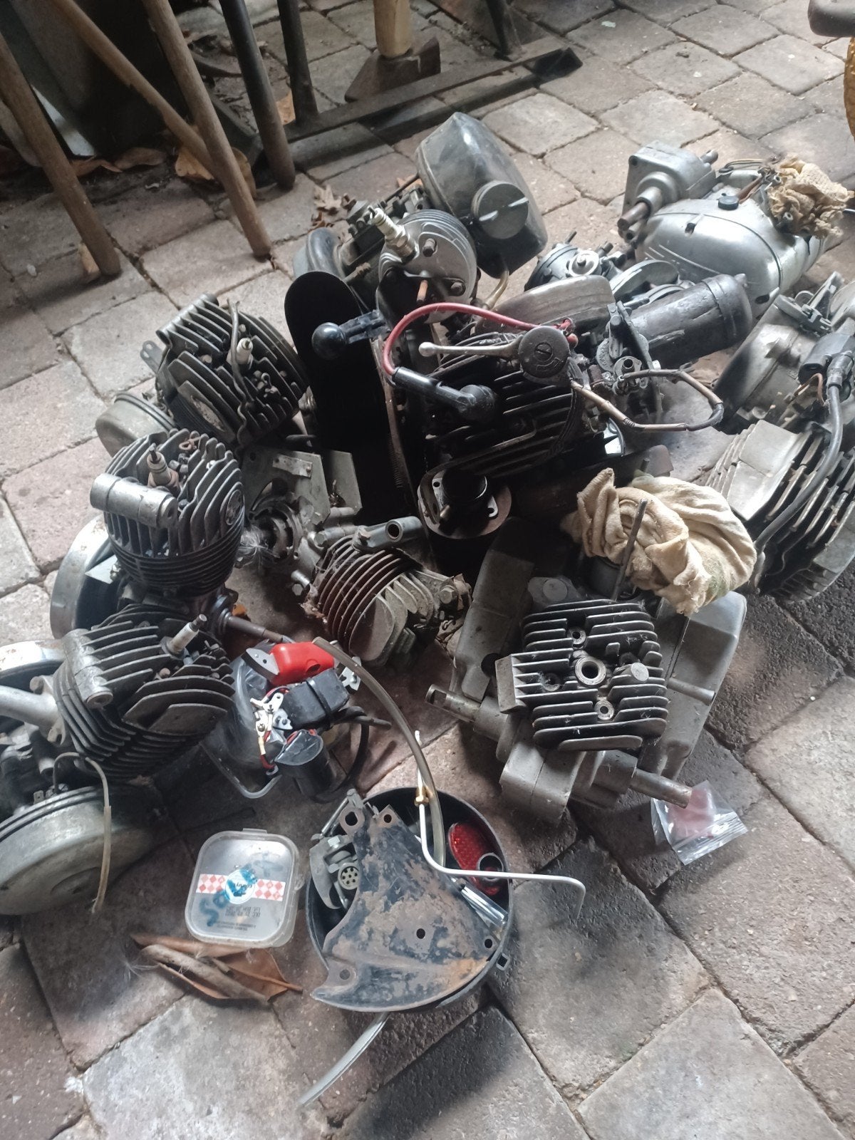 11 bromfietsblokjes., Motoren, Motoren | Oldtimers