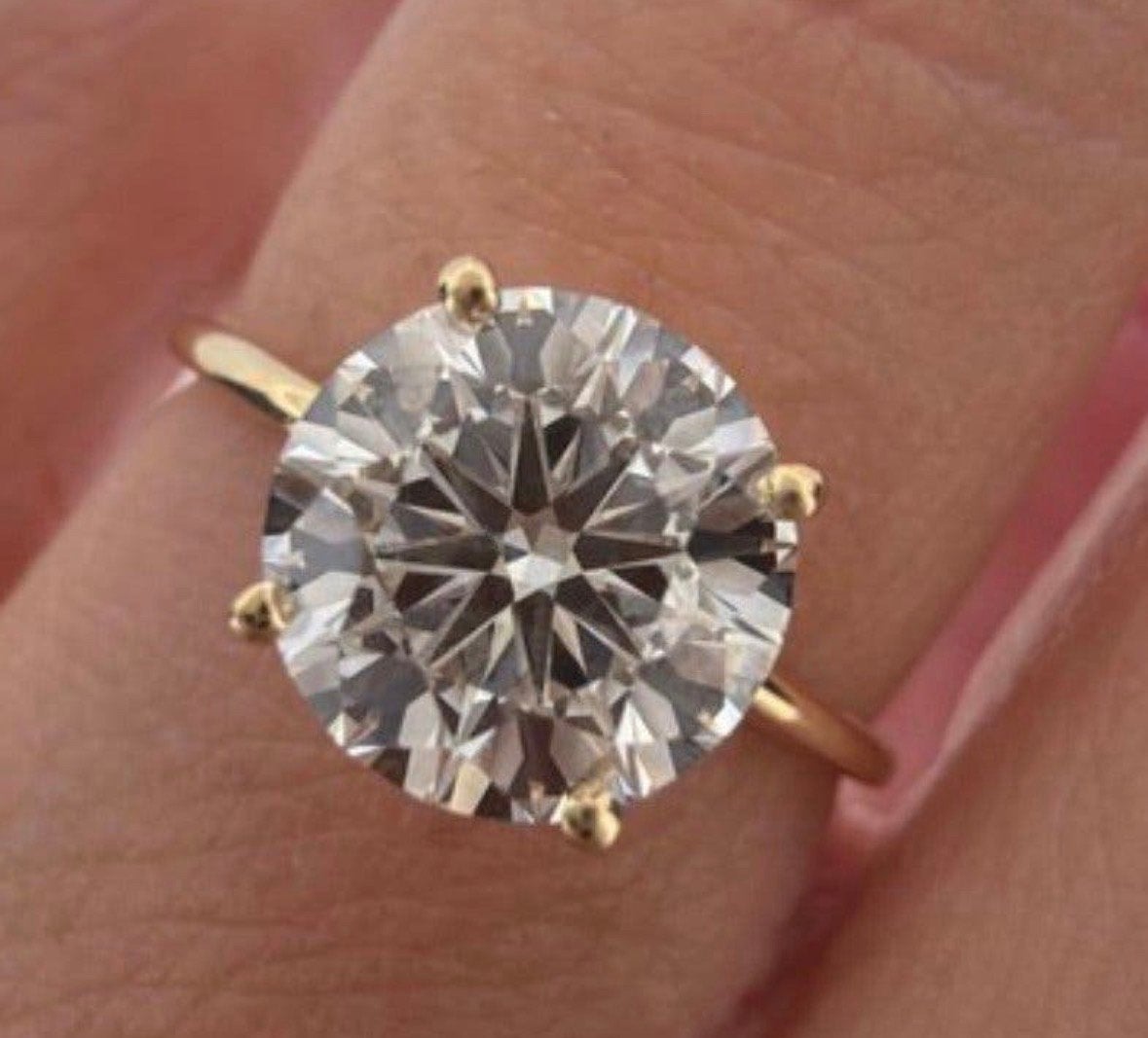 *NIEUW* 14K Geelgouden Ring - 2.02ct diamant IGI certificaat, Bijoux, Sacs & Beauté, Bagues, Neuf, Enlèvement ou Envoi, Or, Or