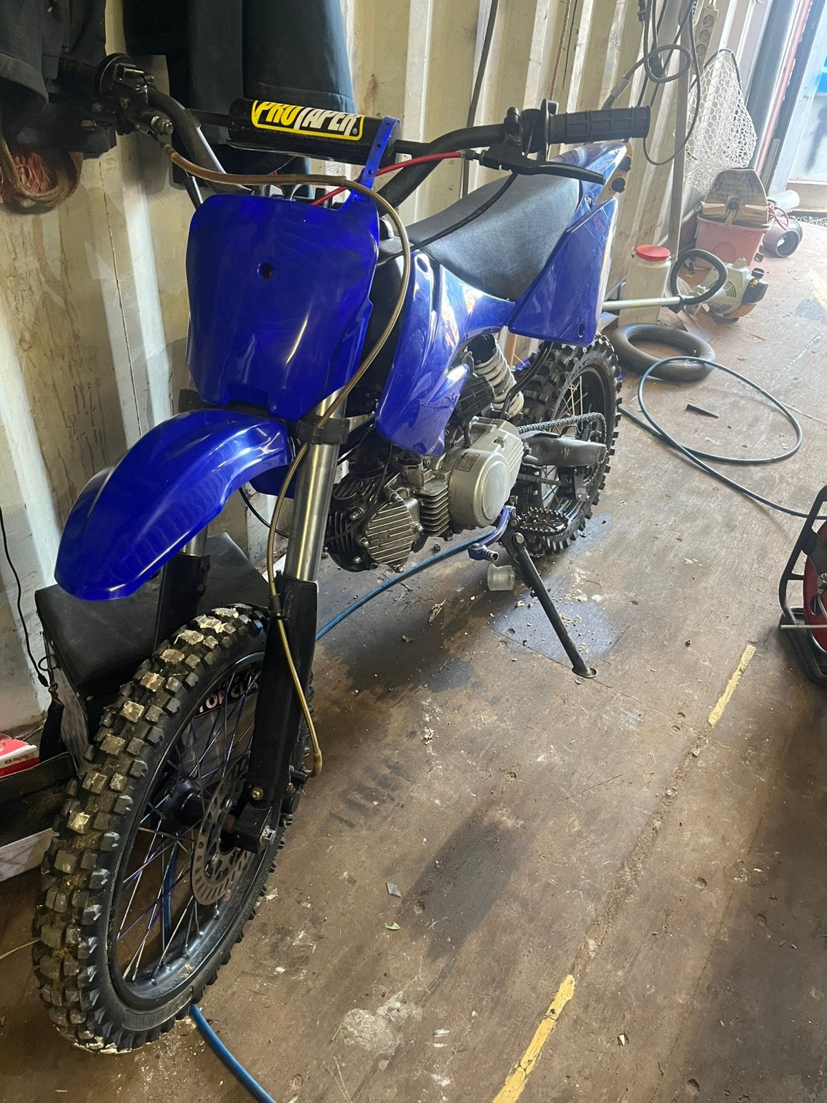 sterke pitbike 150cc, Ophalen, Zo goed als nieuw