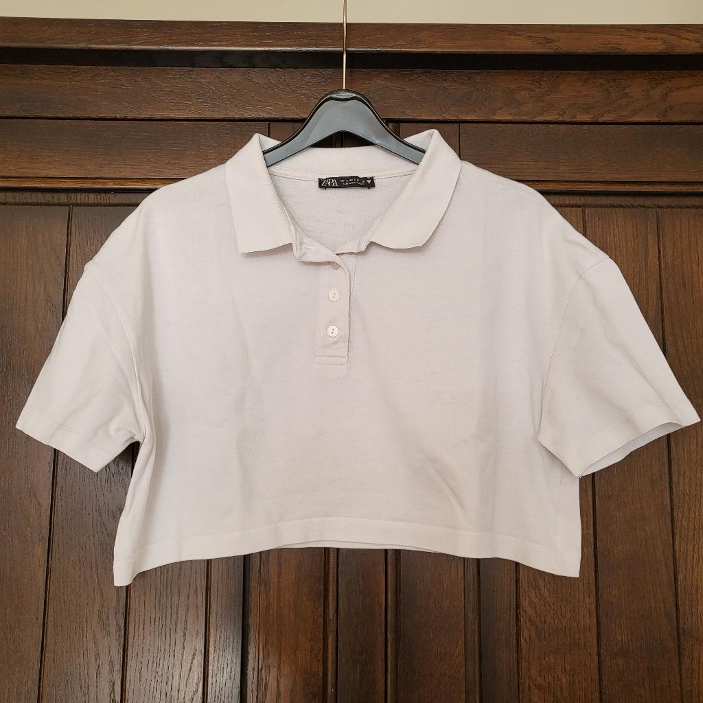 Polo Zara, maat S, Kleding | Dames, Ophalen of Verzenden, Korte mouw, Maat 36 (S), Gedragen