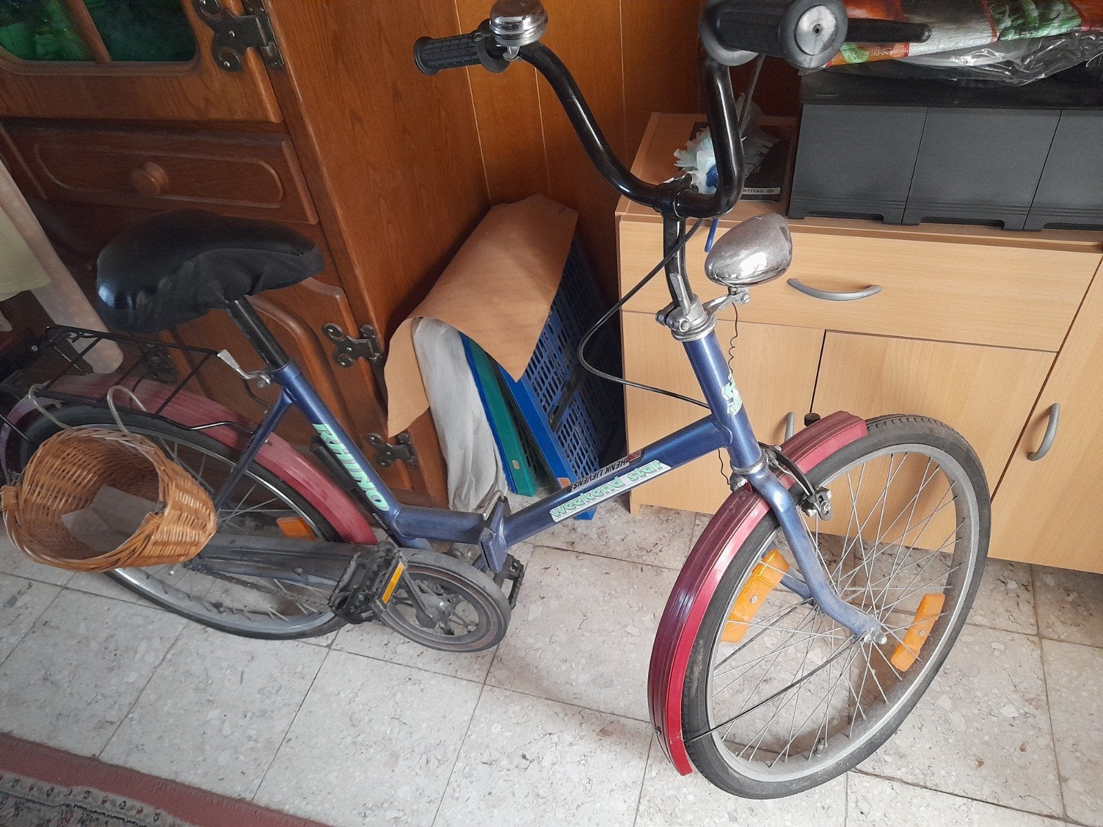 fiets, Ophalen
