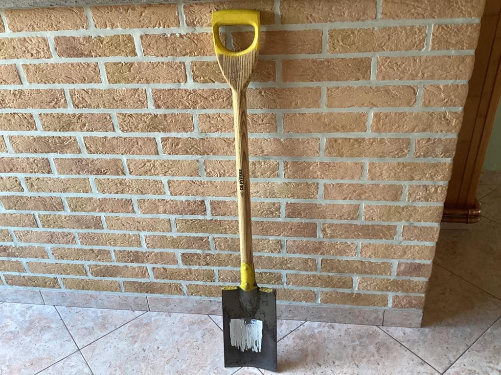 Pelle DEPYPERE avec manche en D, Jardin & Terrasse, Outils à main, Enlèvement, Comme neuf, Bêche