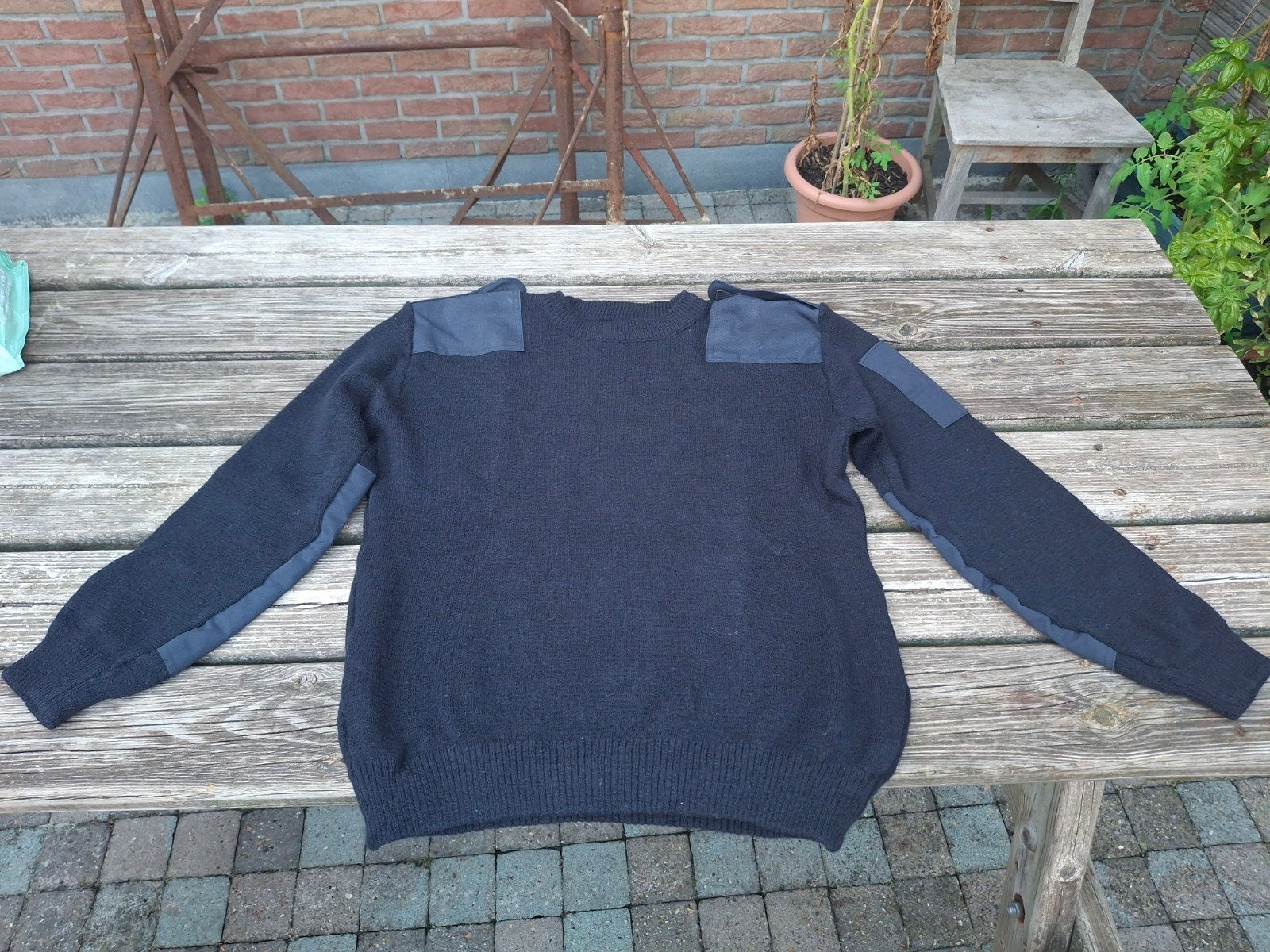 Wooly pully M zeemanstrui uniform zeevaartschool, Enlèvement ou Envoi, Comme neuf, Taille 48/50 (M), Bleu