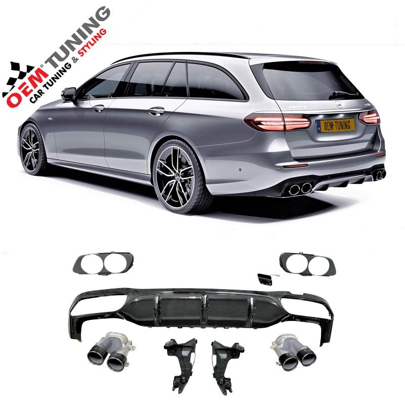 Mercedes-Benz E-Class W213 E53 AMG S Diffuser | 2016-2020 |, Mercedes-Benz, Nieuw, Ophalen of Verzenden, Achter