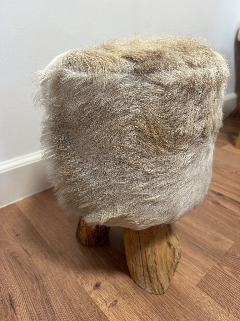 Krukje met echte vacht, Ophalen, Zo goed als nieuw, Hout