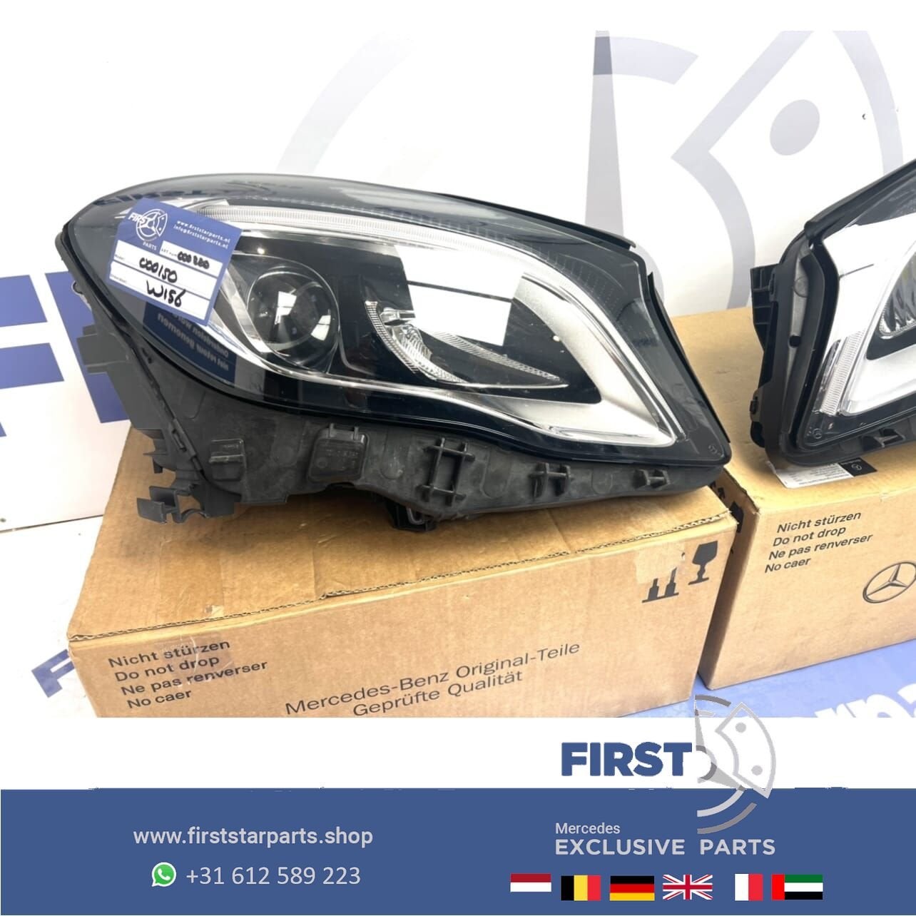 W156 X156 GLA FACELIFT LED KOPLAMP RECHTS High Performance R, Auto-onderdelen, Gebruikt, -, Ophalen of Verzenden, -