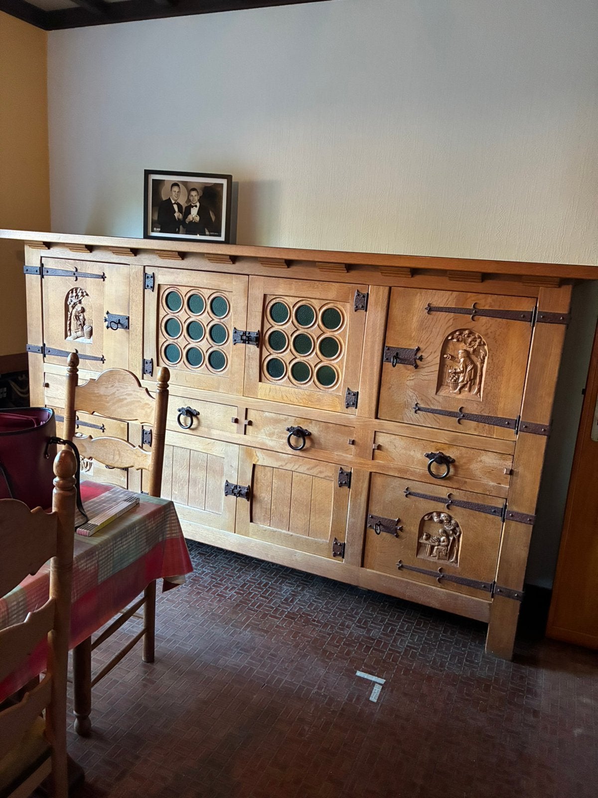 Eiken eetkamer, Ophalen, Gebruikt, Eikenhout, Landelijk